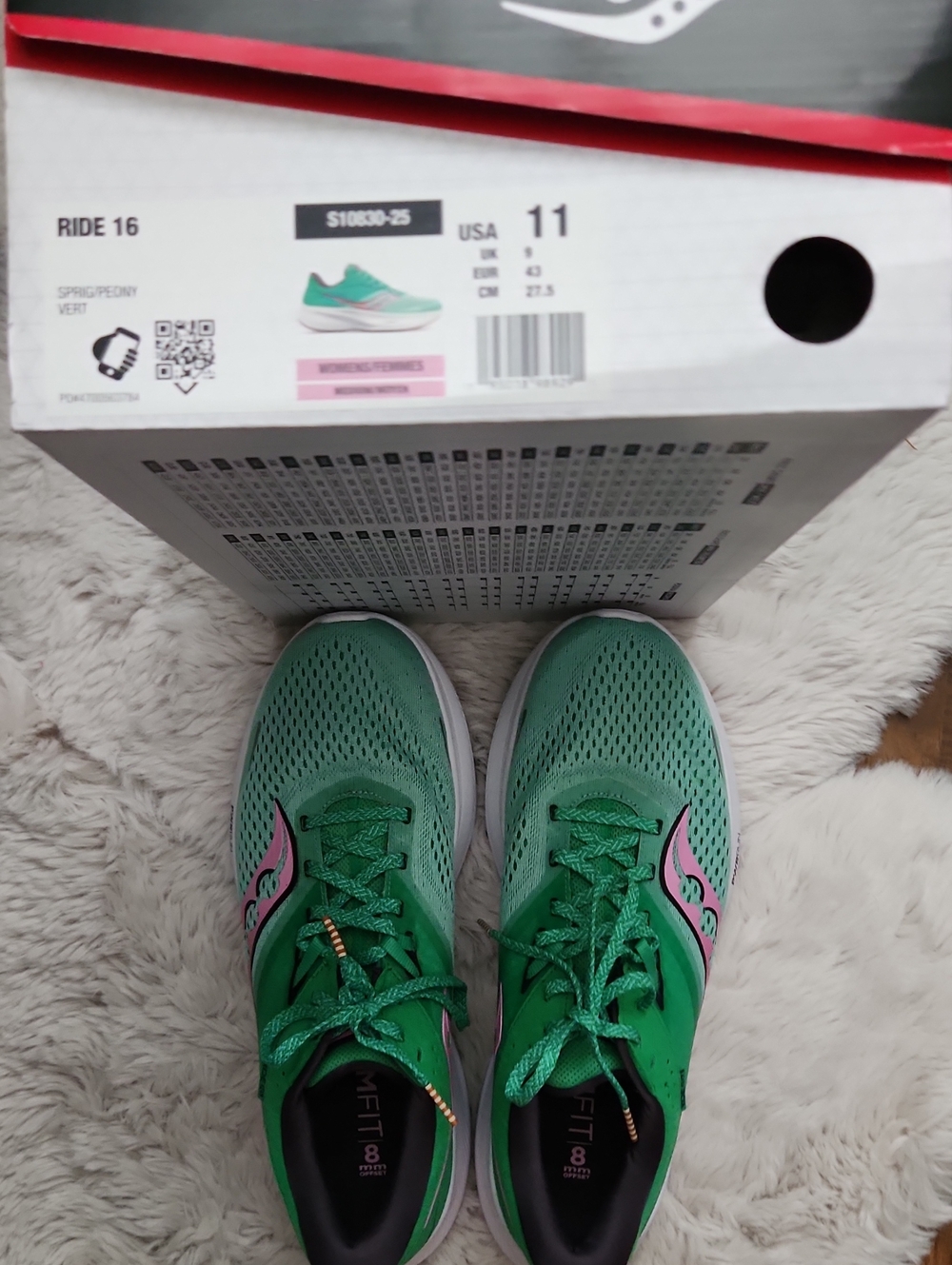 NWT Womens Saucony Ride 16 Size 11